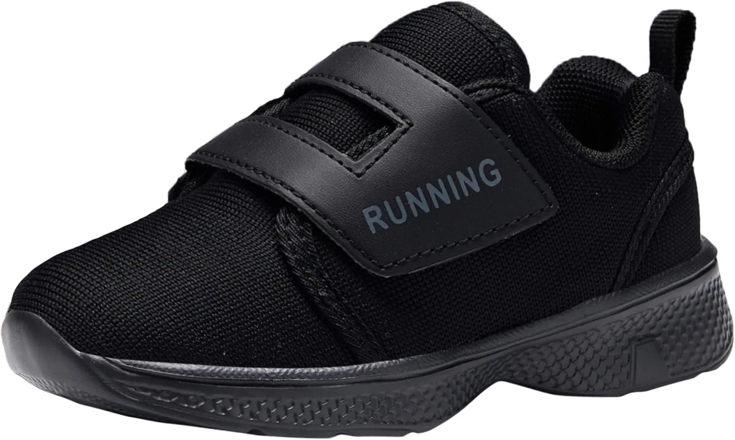 Детские дышащие кроссовки с ремешком adituo, All Black