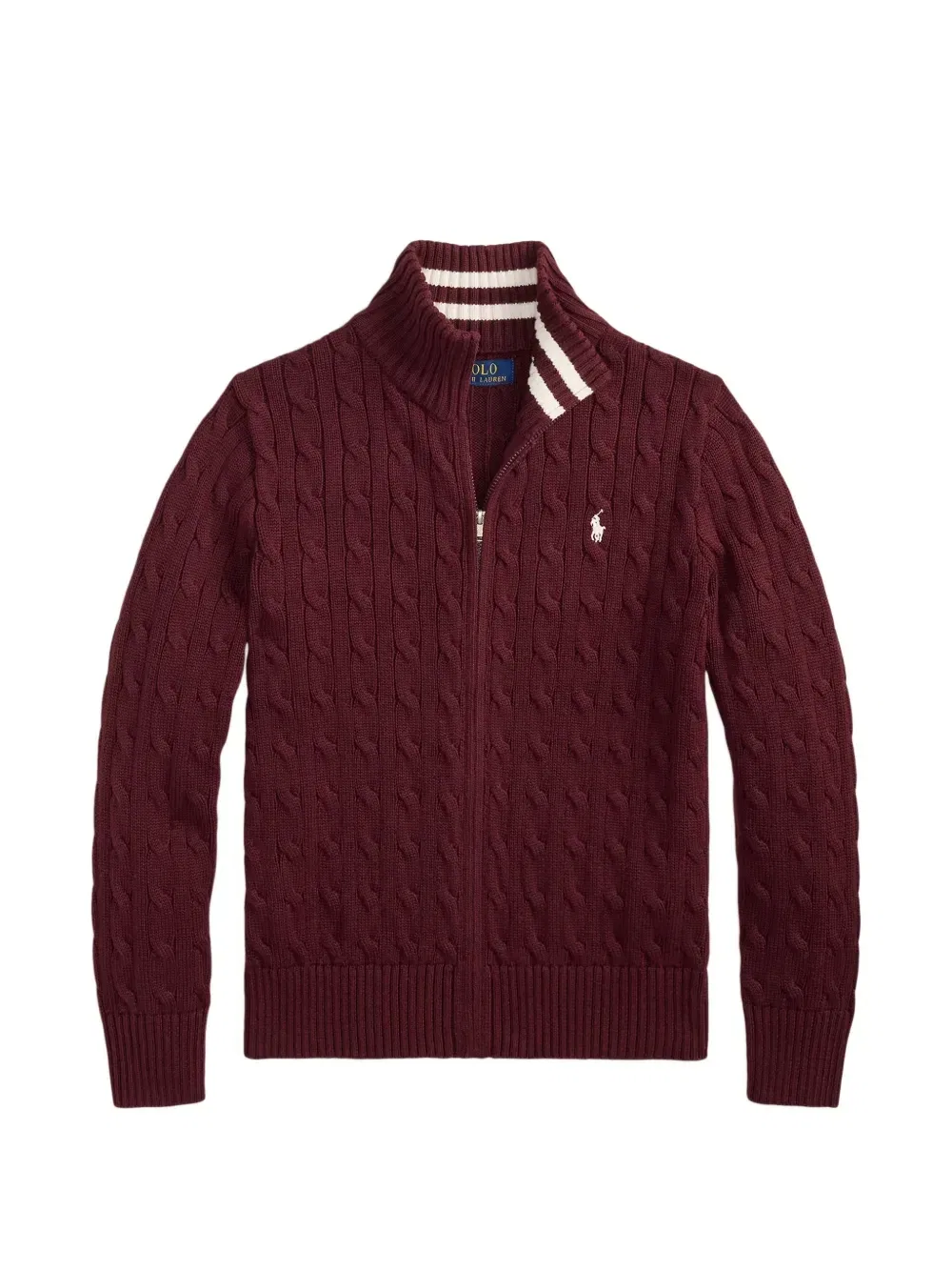 Свитер на молнии Polo Ralph Lauren Kids, красный