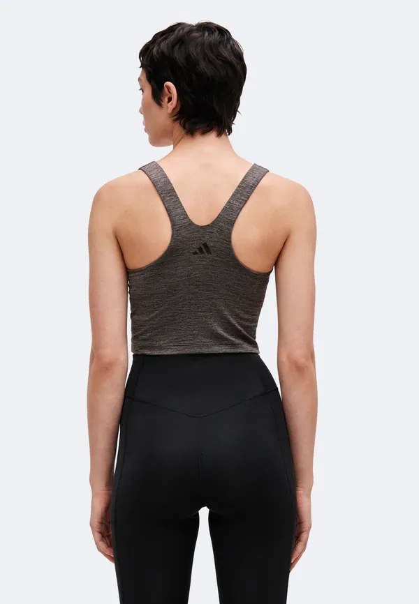 Топ Adidas Performance, кофейный — фото 3