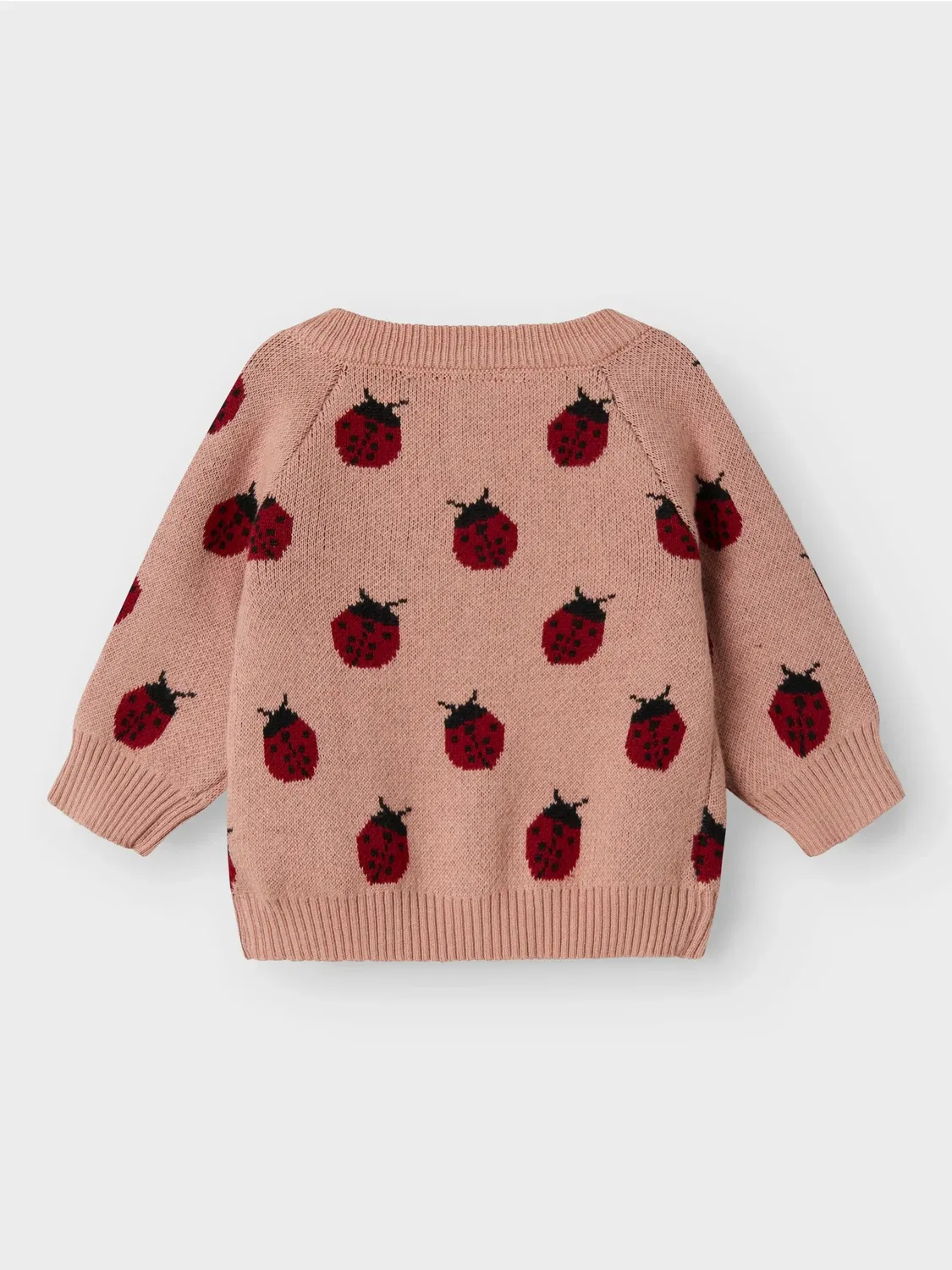 Кардиган вязаный NBFLULIO KNIT CARD LIL Name It, розовый — фото 3