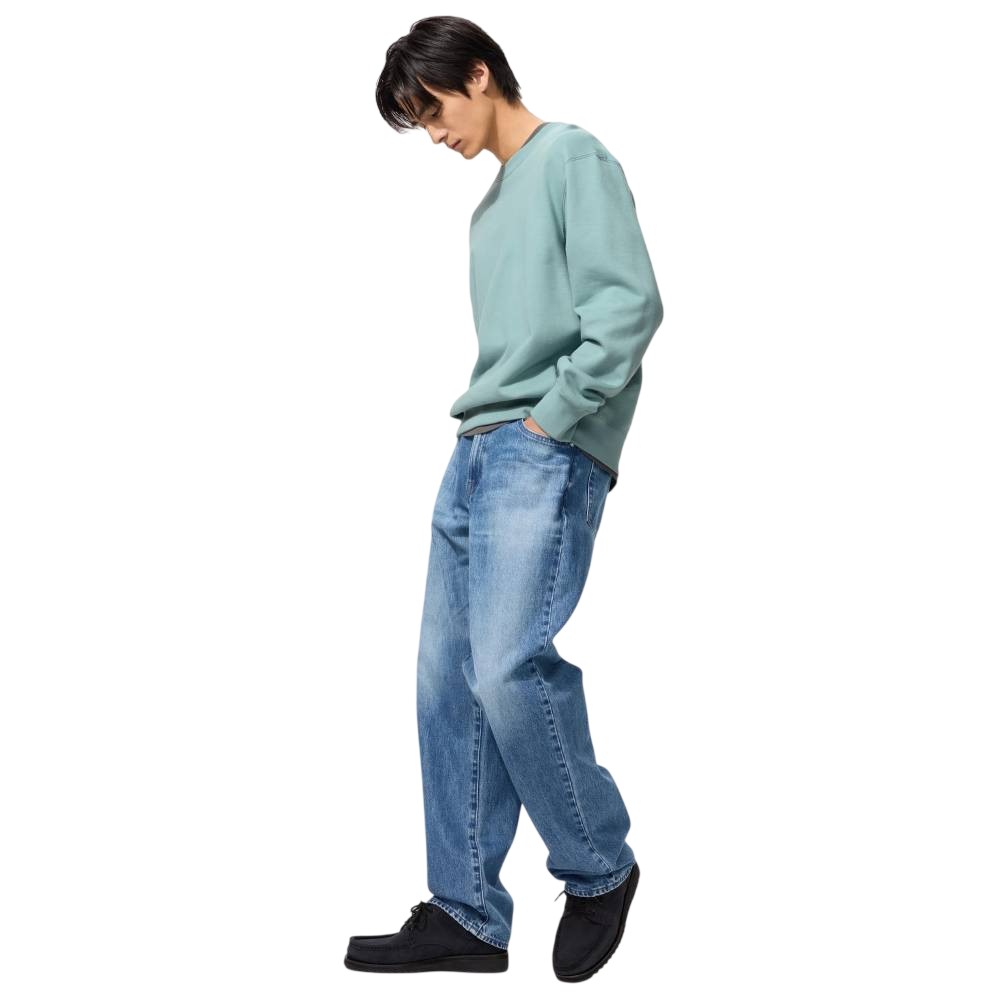 Джинсы Uniqlo Baggy Long length, 65 синий