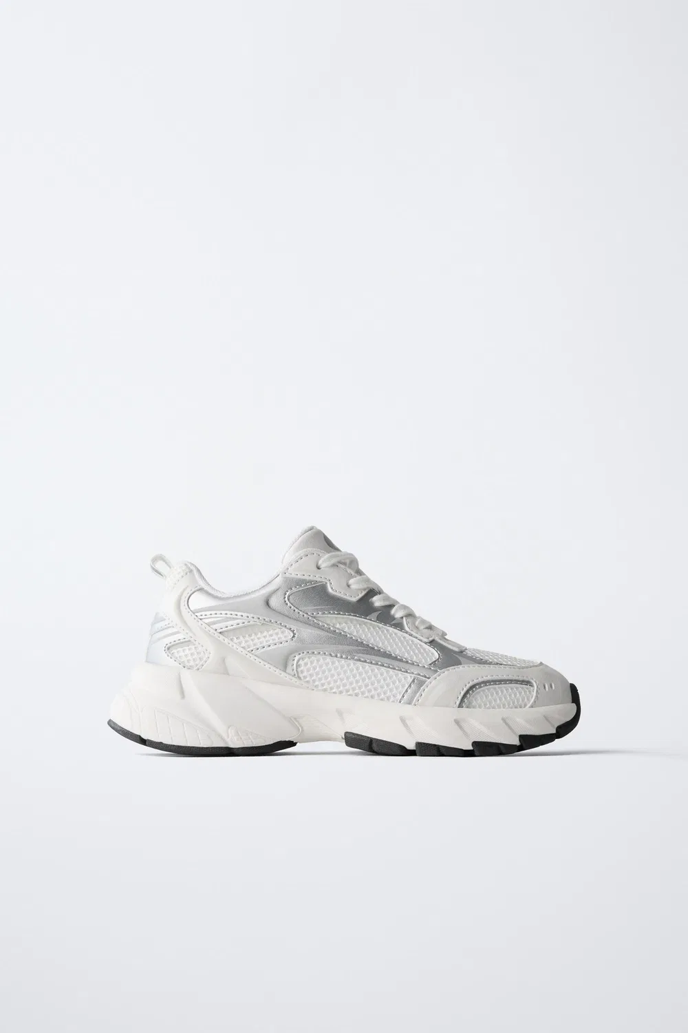 Спортивные сетчатые кроссовки ZARA, White — фото 2
