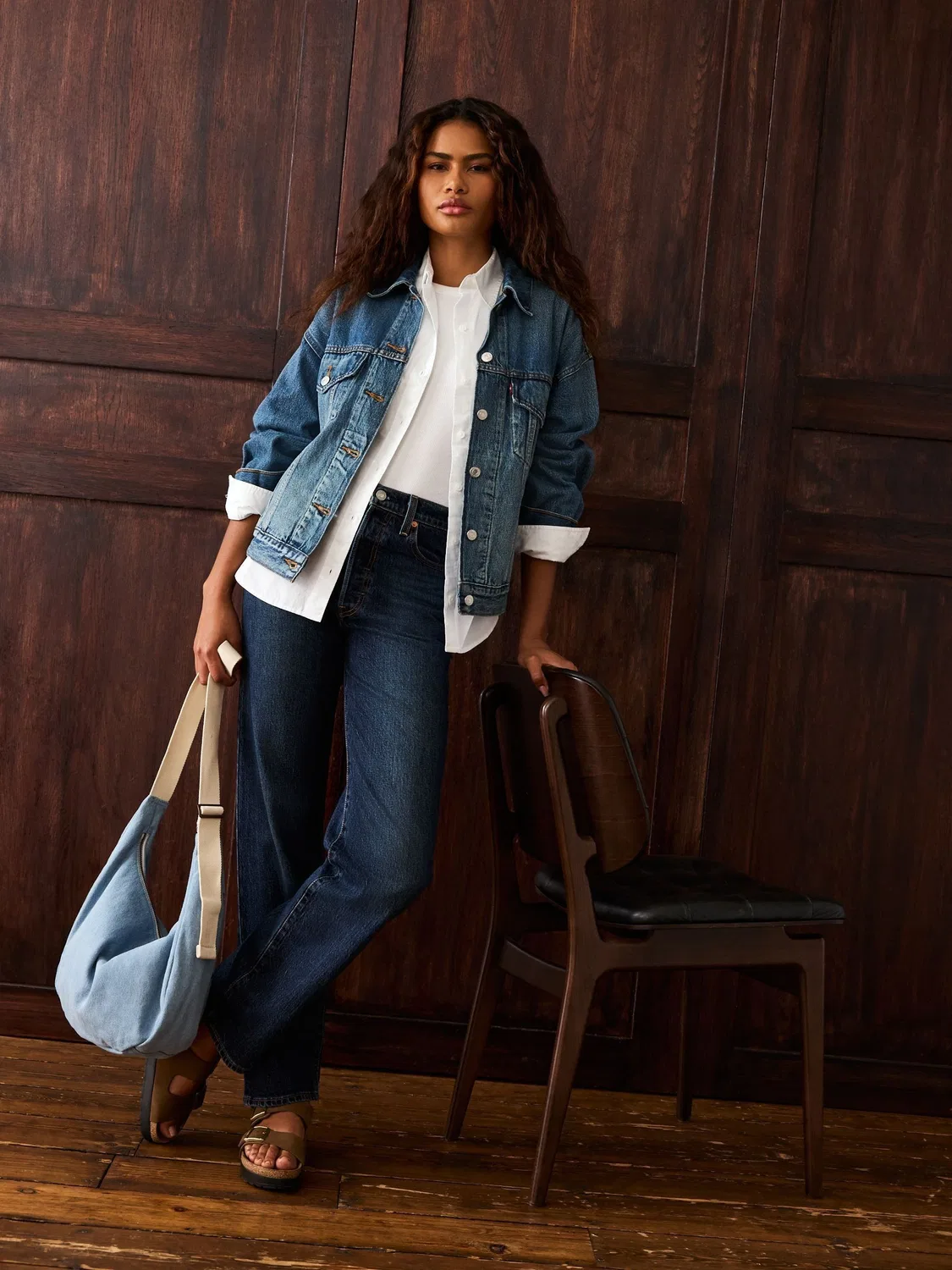 Джинсовая куртка-тракер Levi's Turning Heads, джинсовый — фото 2