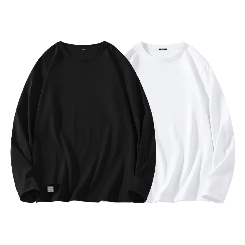 Детская футболка с круглым вырезом [2 Pack] Black+White MINISO, Black+White