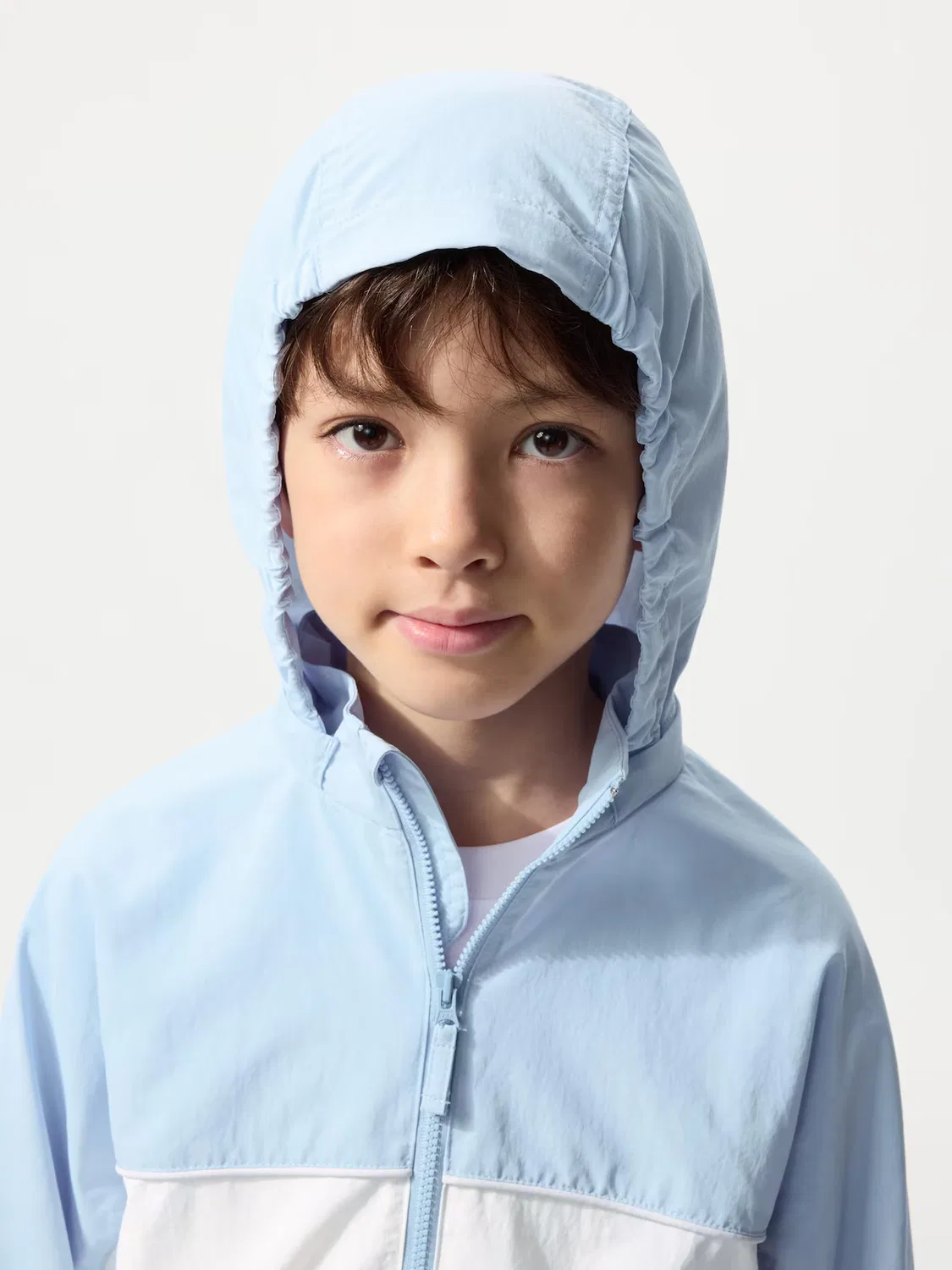 Парка Uniqlo, компактная, с защитой от УФ-излучения, бежевый — фото 4