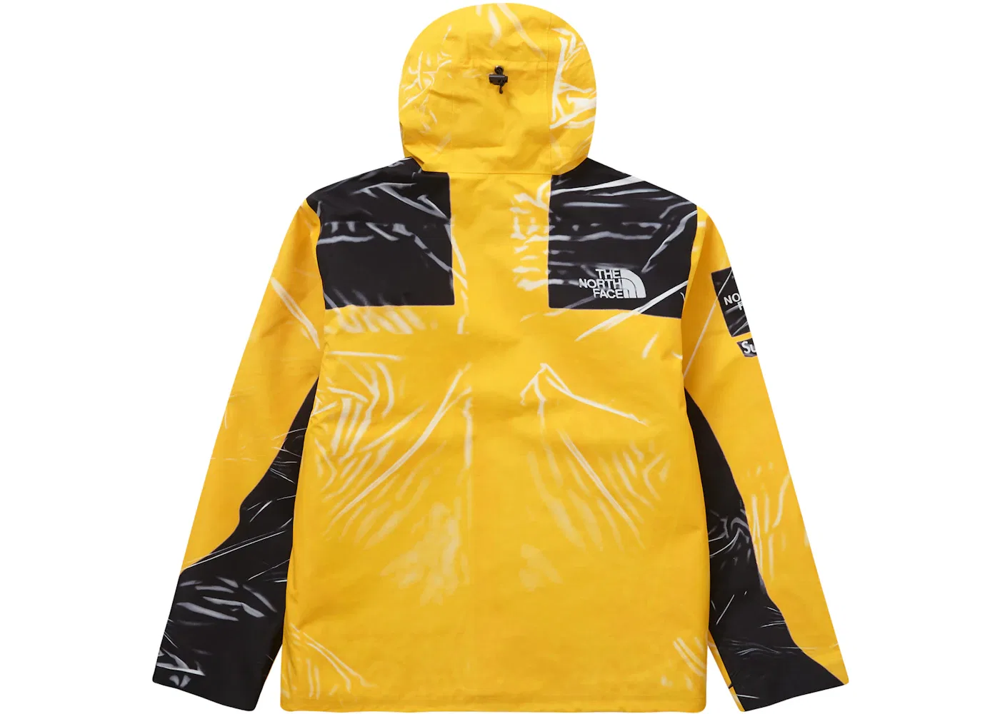 Мужская куртка с принтом Trompe L'oeil Supreme The North Face Printed Taped Seam Shell, Yellow — фото 2