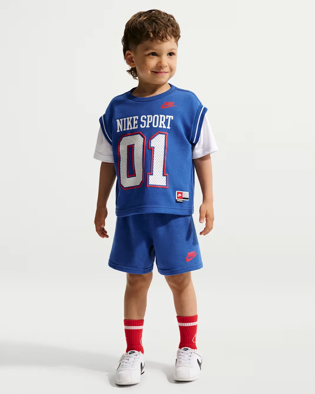 Детский спортивный комплект из двух предметов: шорты и шорты Nike Sportswear, Game Royal