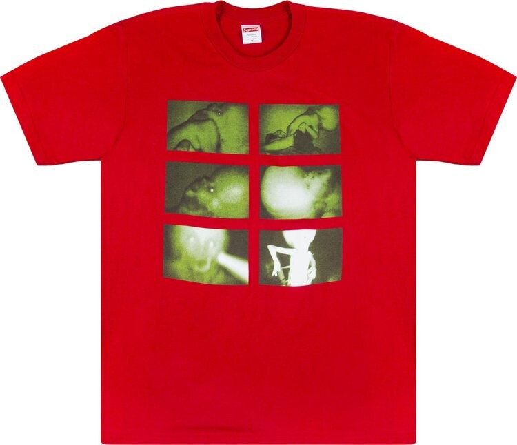 

Футболка Supreme Chris Cunningam Rubber Johnny T-Shirt 'Red', красный