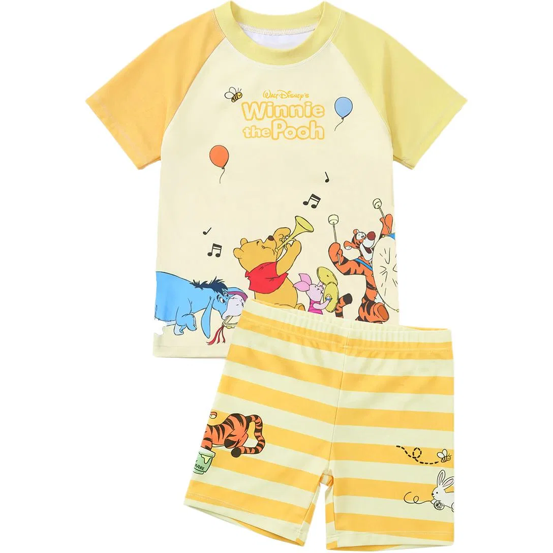 Детский купальный комплект с принтом Yellow Winnie the Pooh Disney