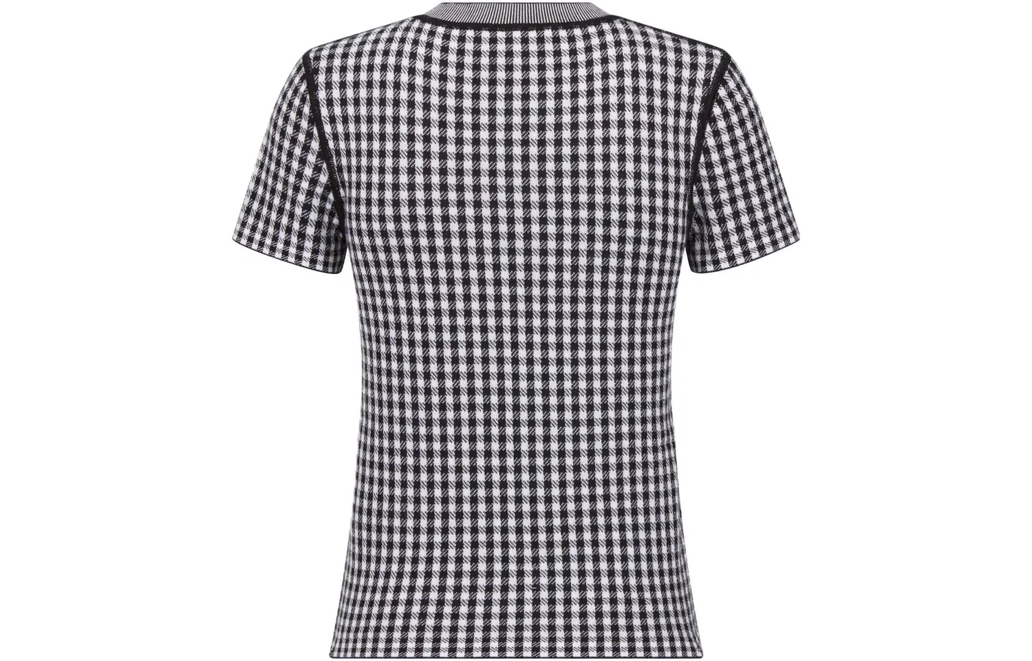Женский джемпер с частично отрезным воротником DIOR, Black White — фото 3