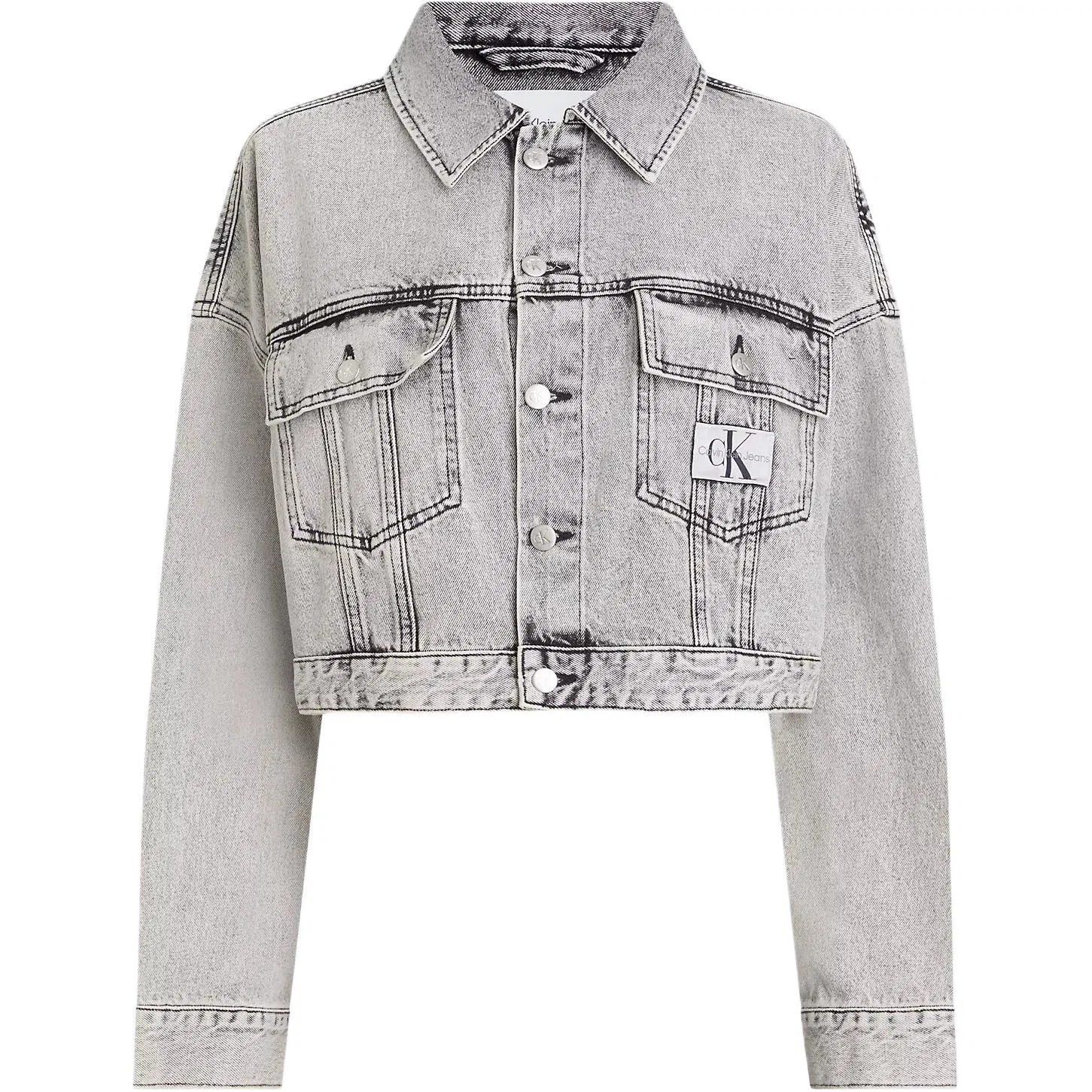Женская джинсовая куртка Calvin Klein, Denim Gray