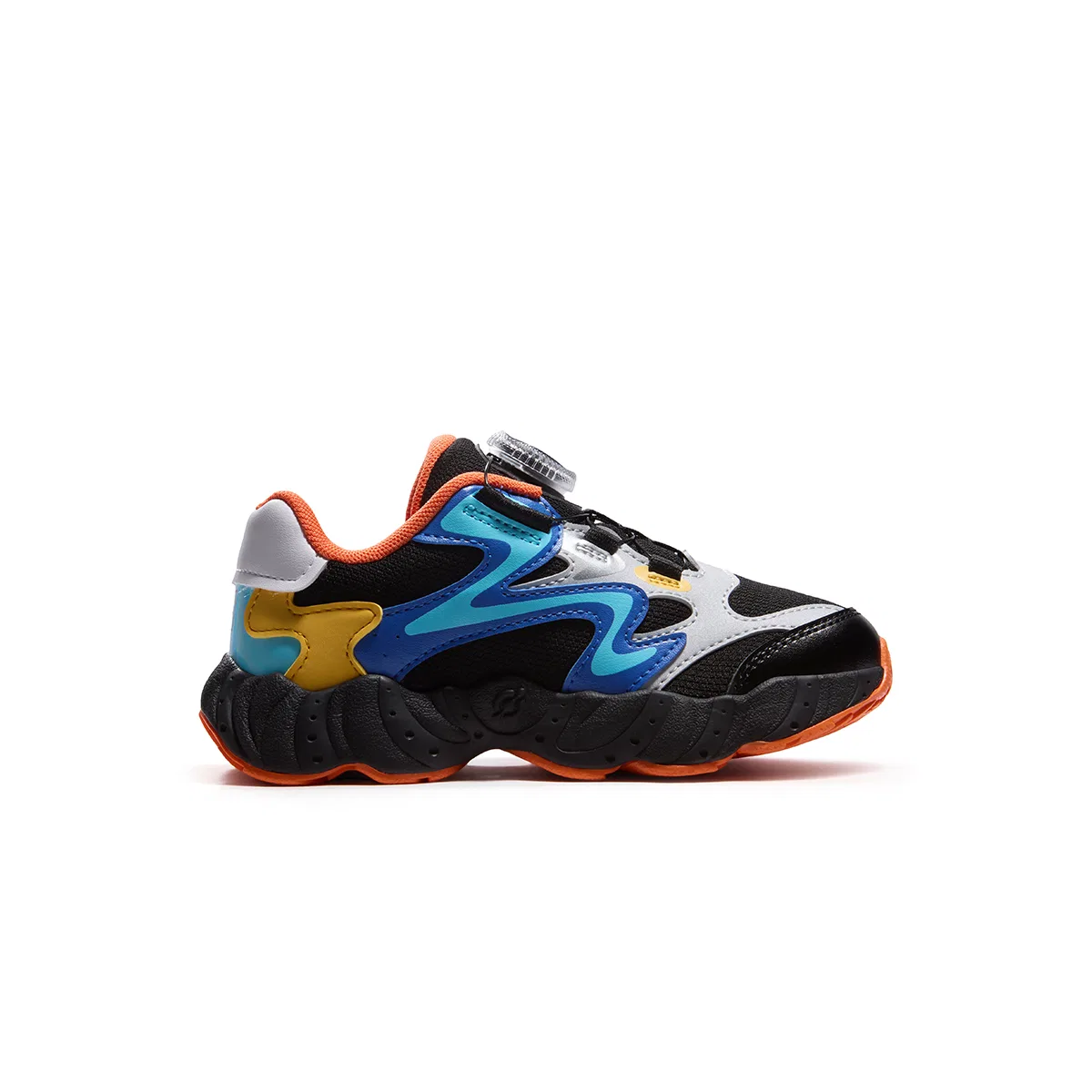 Детские кроссовки с шнуровкой FILA KIDS, Black/Marine Blue — фото 3