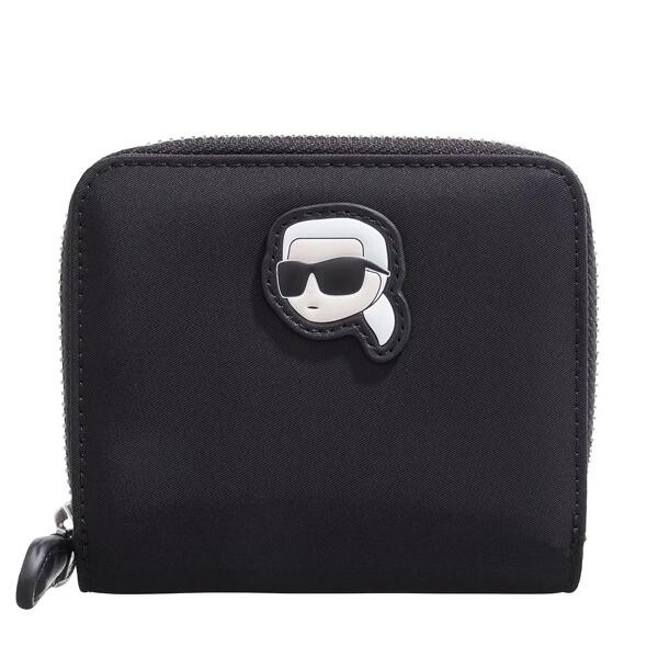 

Кошелек k/ikonik 2.0 nylon sm zip wlt Karl Lagerfeld, черный