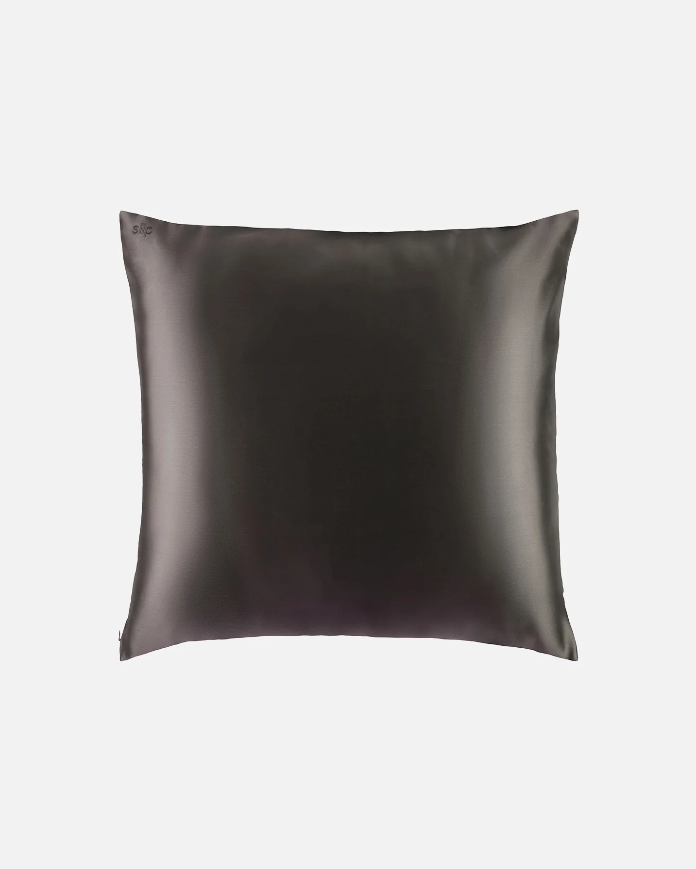 Наволочка из чистого шелка - 80x80 см. Slip, anthrazit, 1 шт