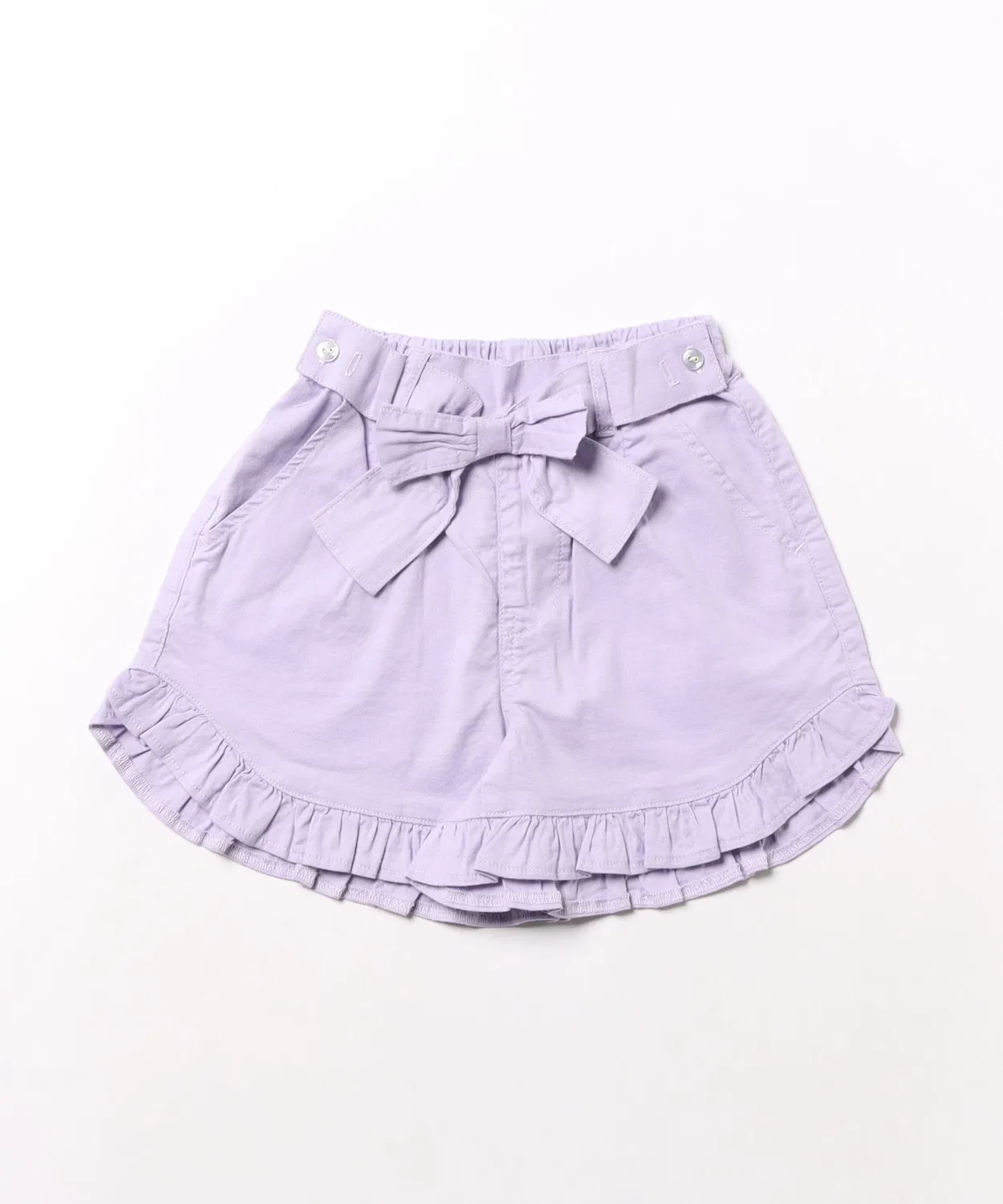Детские шорты-кюлоты из льна и вискозы L.COPECK, Lavender
