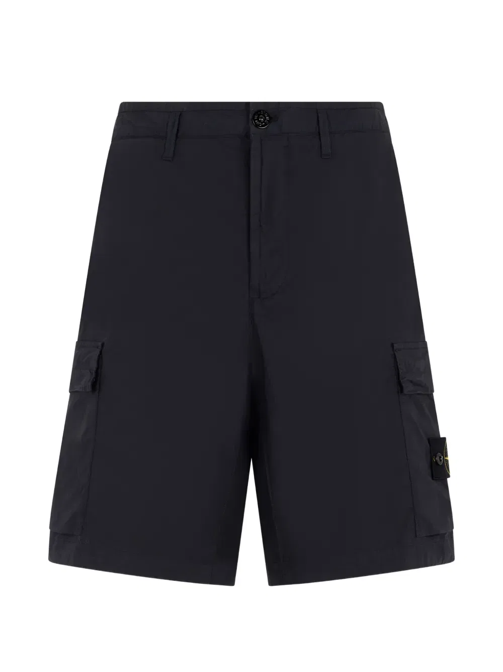 Карго-шорты с логотипом-нашивкой Stone Island, синий