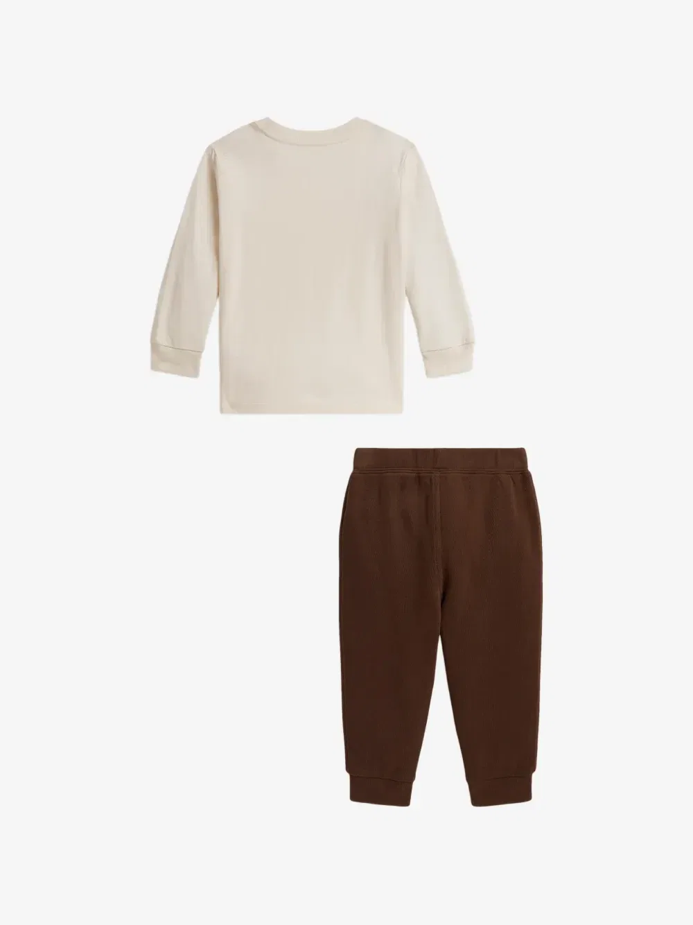 Комплект Polo Bear из футболки и брюк Polo Ralph Lauren Kids, белый — фото 2