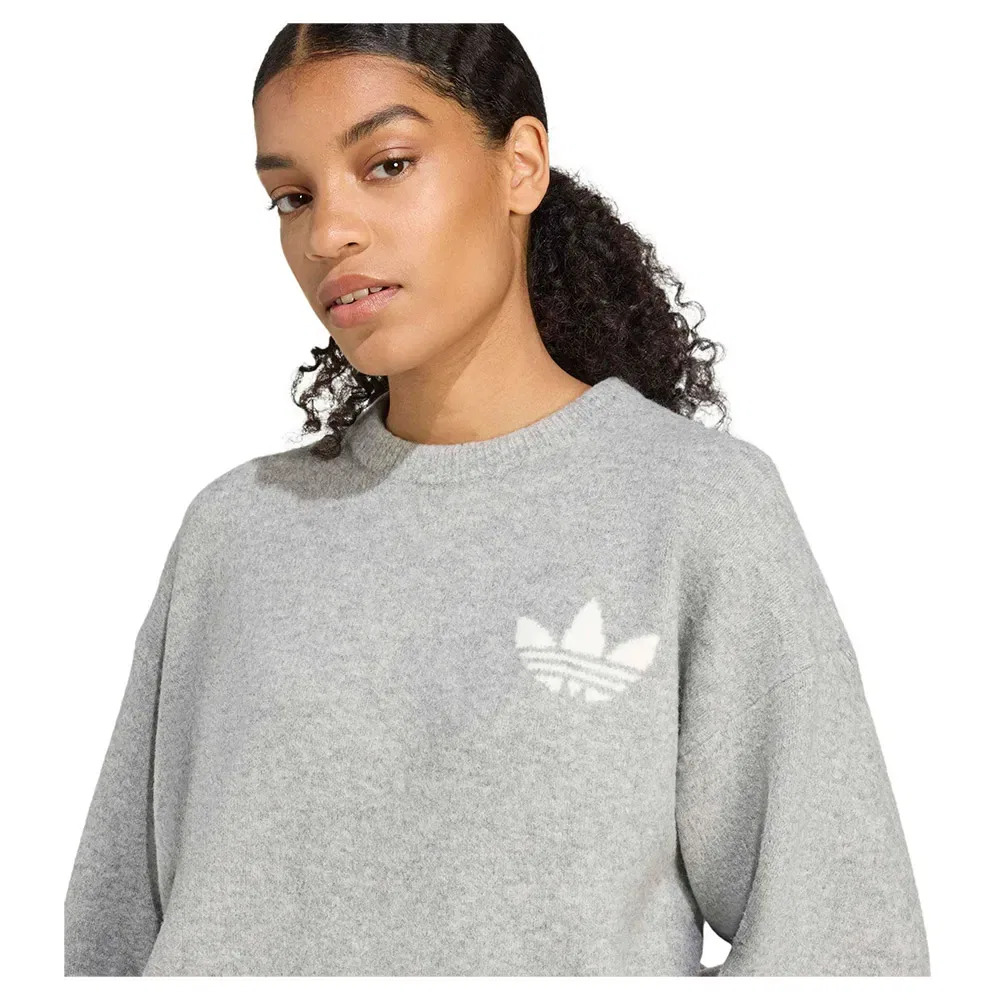 Толстовка трикотажная Adidas Originals, серый — фото 4