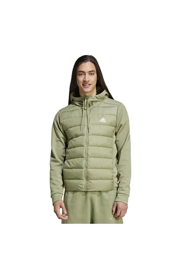 Мужское зимнее пальто с капюшоном Adidas, Green