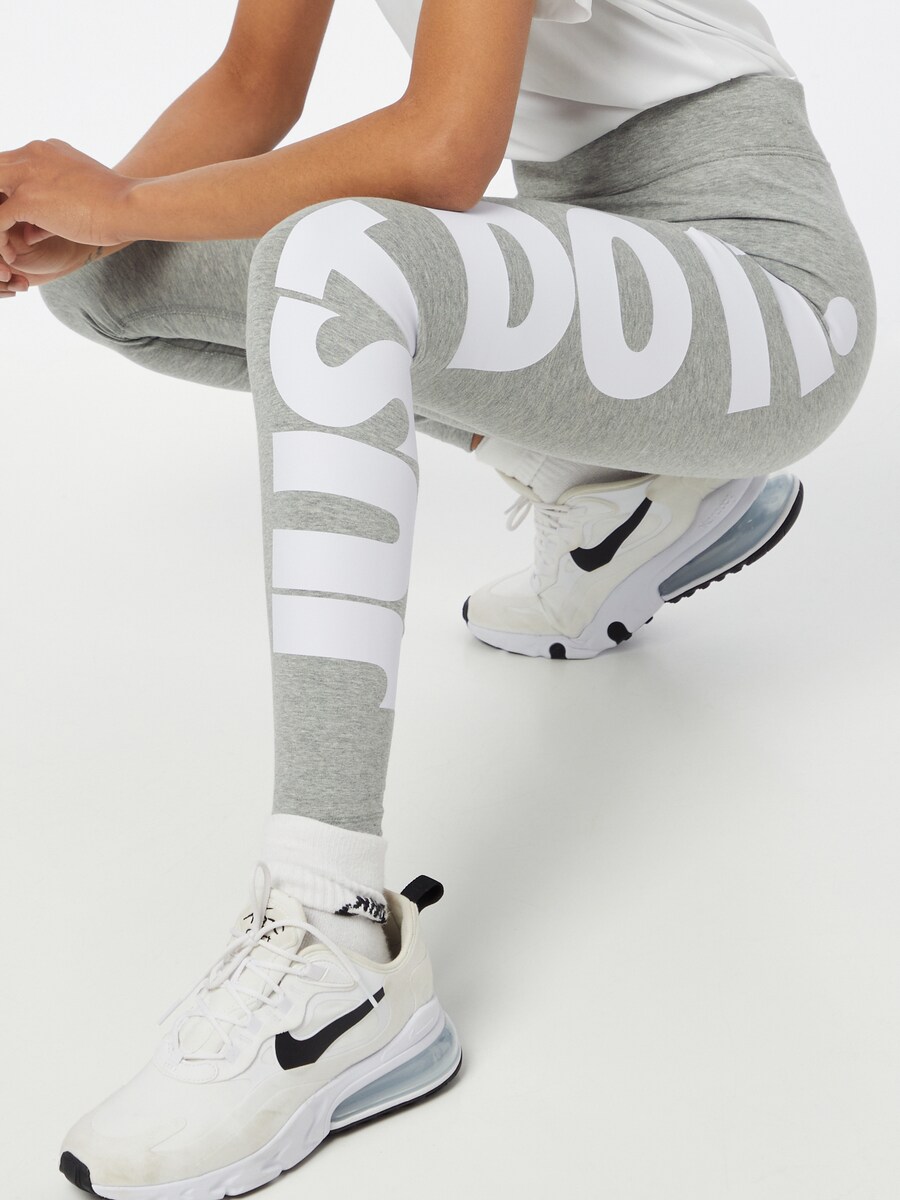 Узкие леггинсы Nike Sportswear Essential, пятнистый серый — фото 3
