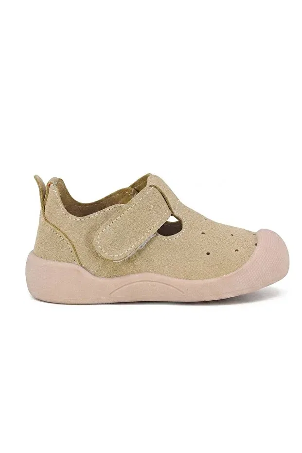 Детские туфли для малышей с ортопедической стелькой Bellamor mini steps, Beige Zaby — фото 3