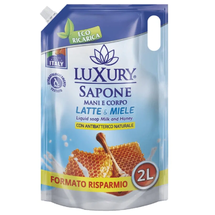 Мыло увлажняющее Luxury Молоко и Мед, 6 шт, 1.6 кг, White