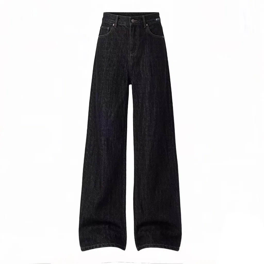Детские джинсы прямого кроя средней посадки, Original Denim Black, MUSCLETECH