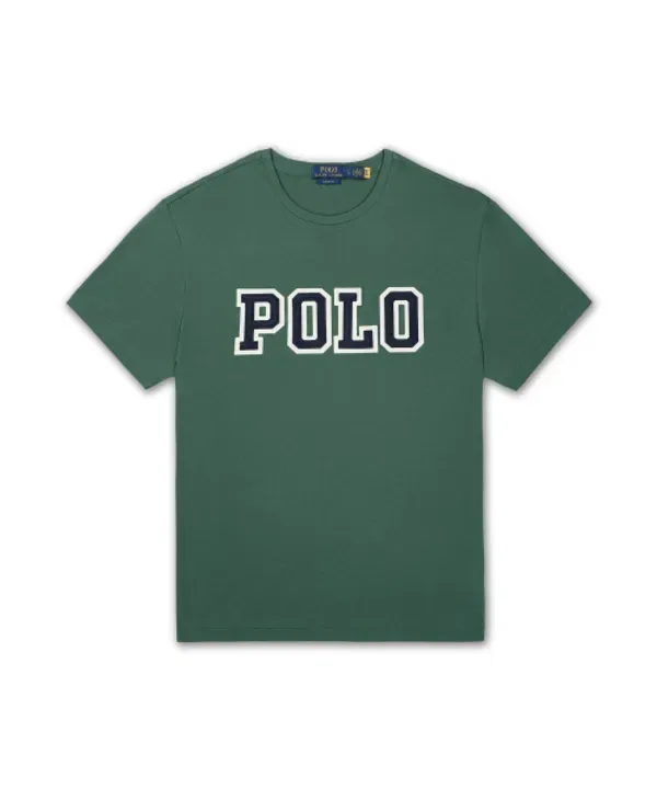 Футболка с логотипом, классический крой, Polo Ralph Lauren, зеленый