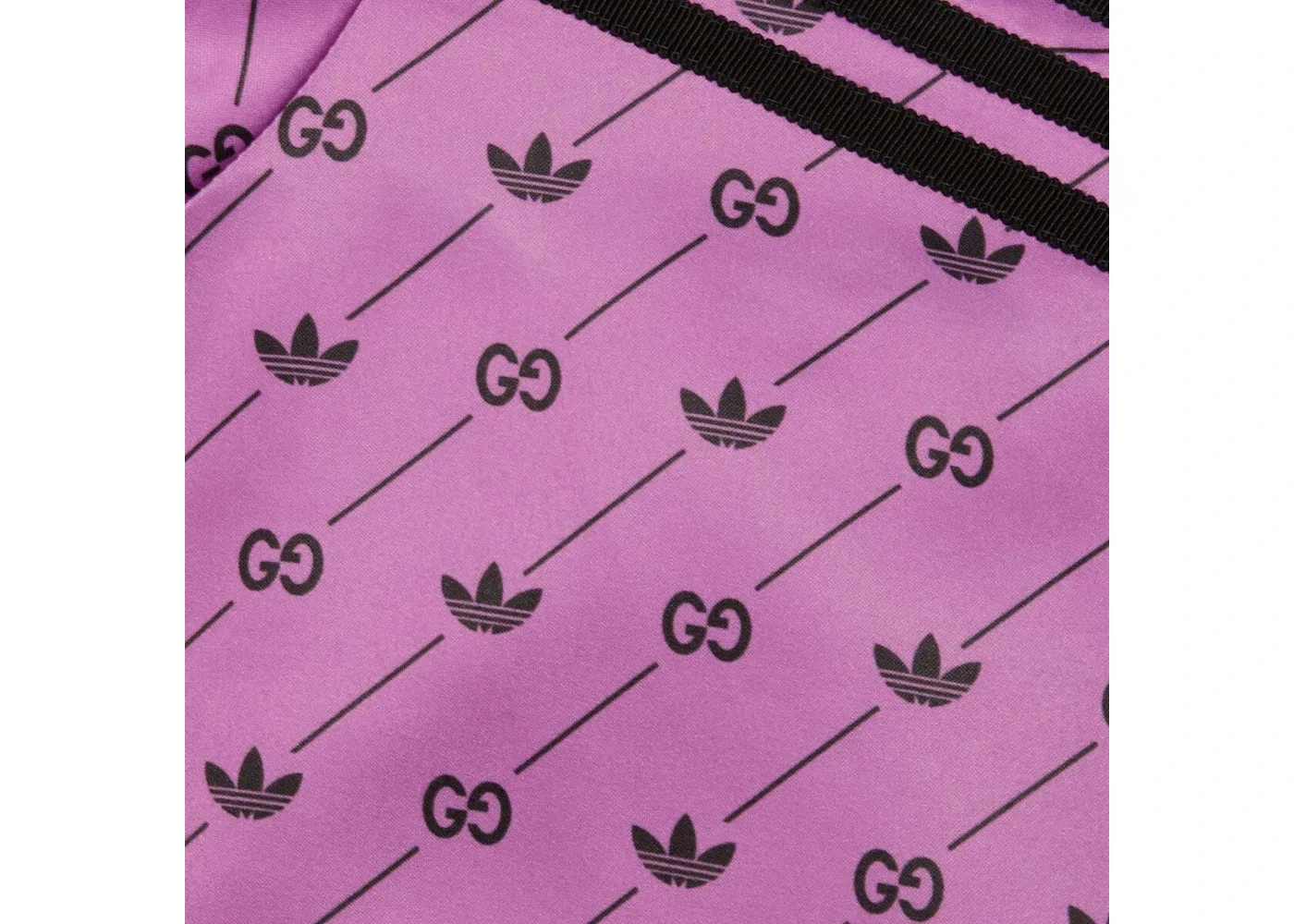 Женская куртка-бомбер с принтом Jacket Gucci, Yellow/Purple — фото 2