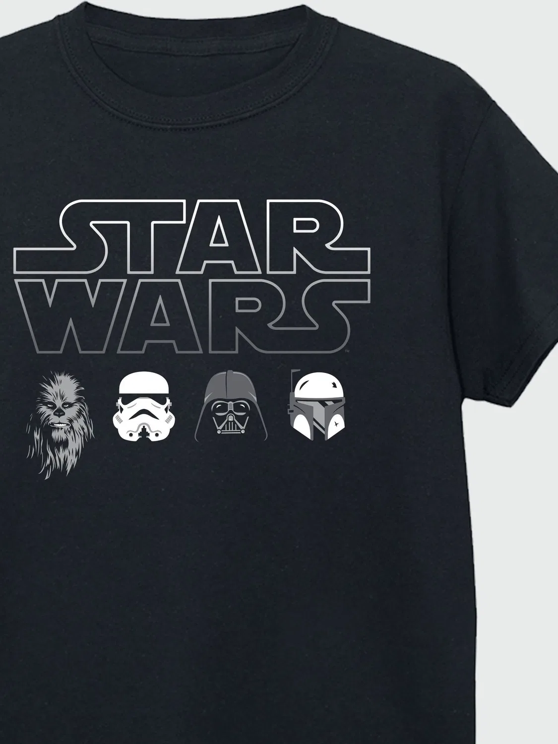 Футболка с принтом Star Wars Brands In, черный — фото 3