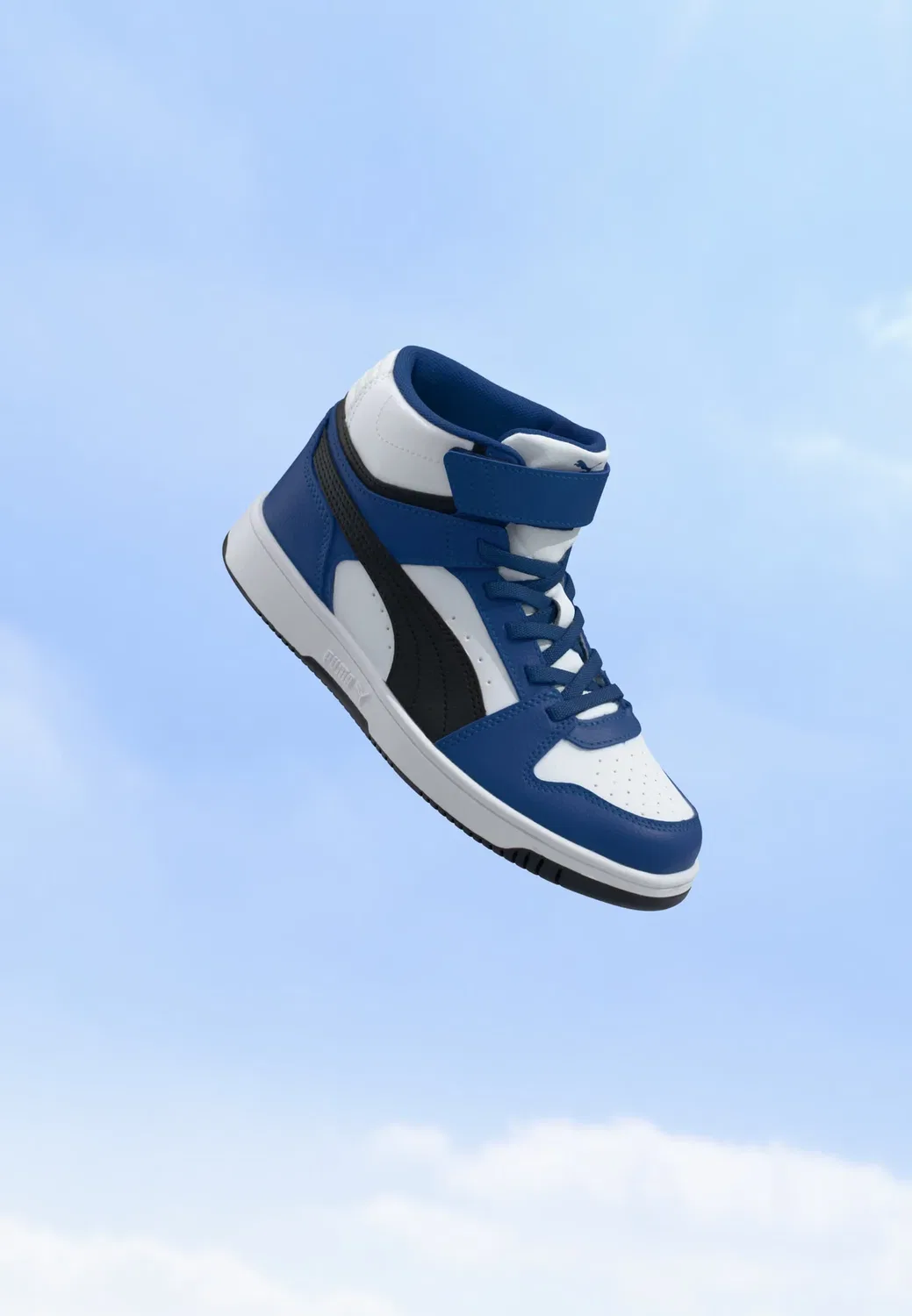 Rebound slam mid unisex - высокие кроссовки Puma, Clyde Royal/Black/White