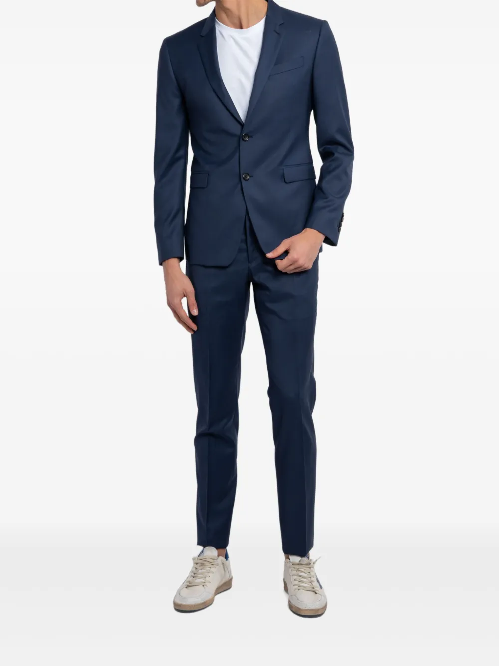 

Костюм с однобортным пиджаком Reveres 1949, синий