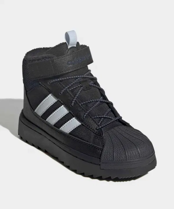 Ботинки Superstar Winter Trek Kids, Adidas, черный — фото 3