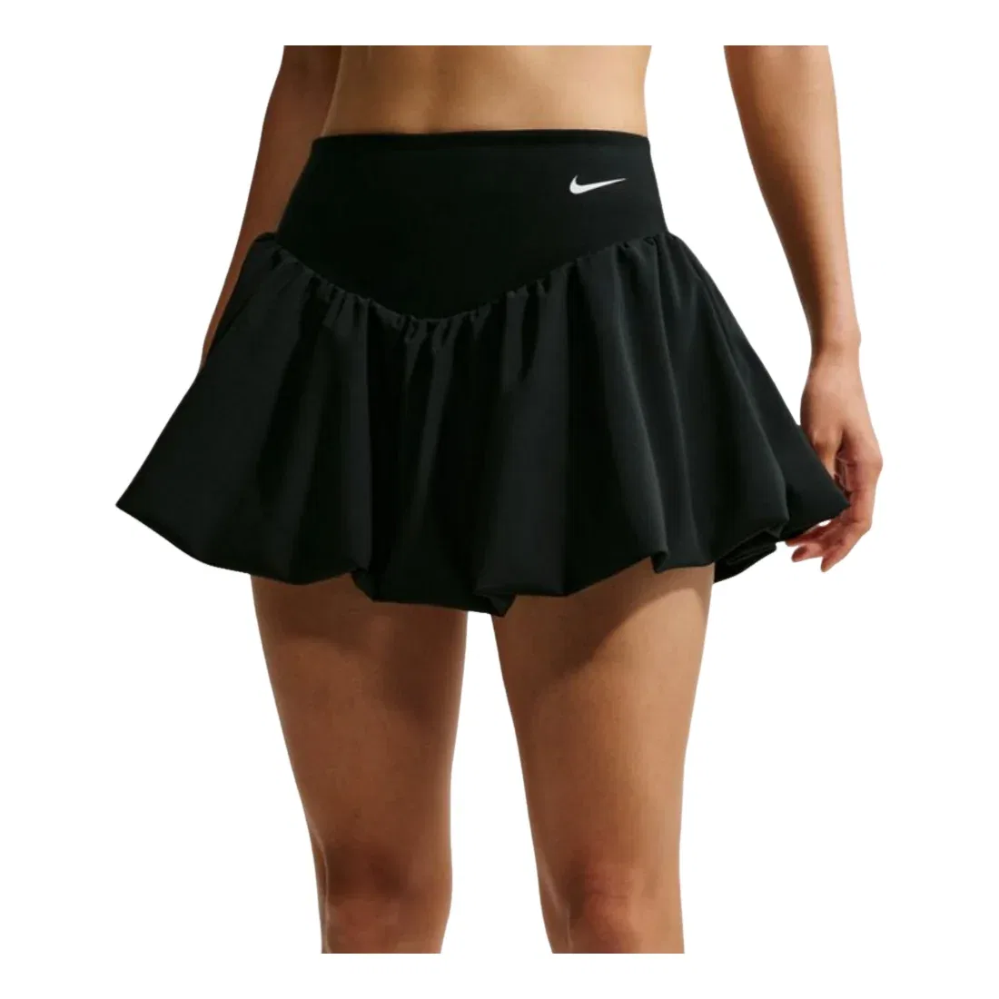 Женская юбка One Dry Fit 2-in-1 Bubble Skirt Asia Sizing 'Black' Nike, черный