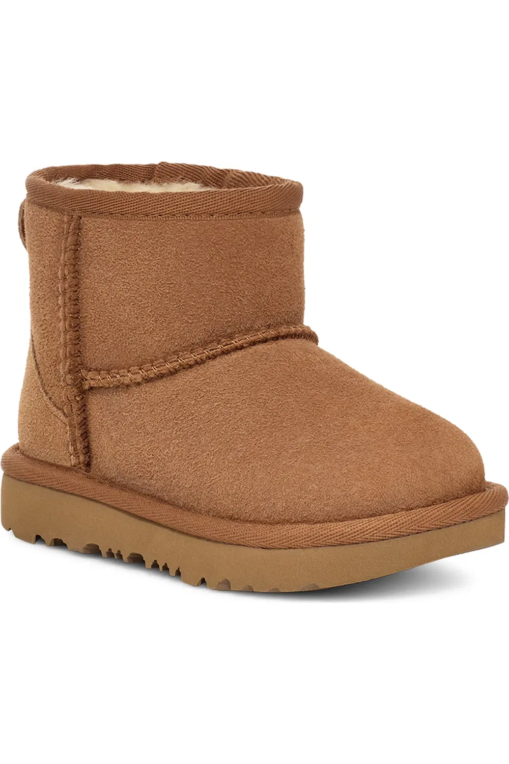 Детские ботинки зимние на платформе Classic Mini II UGG, Chestnut