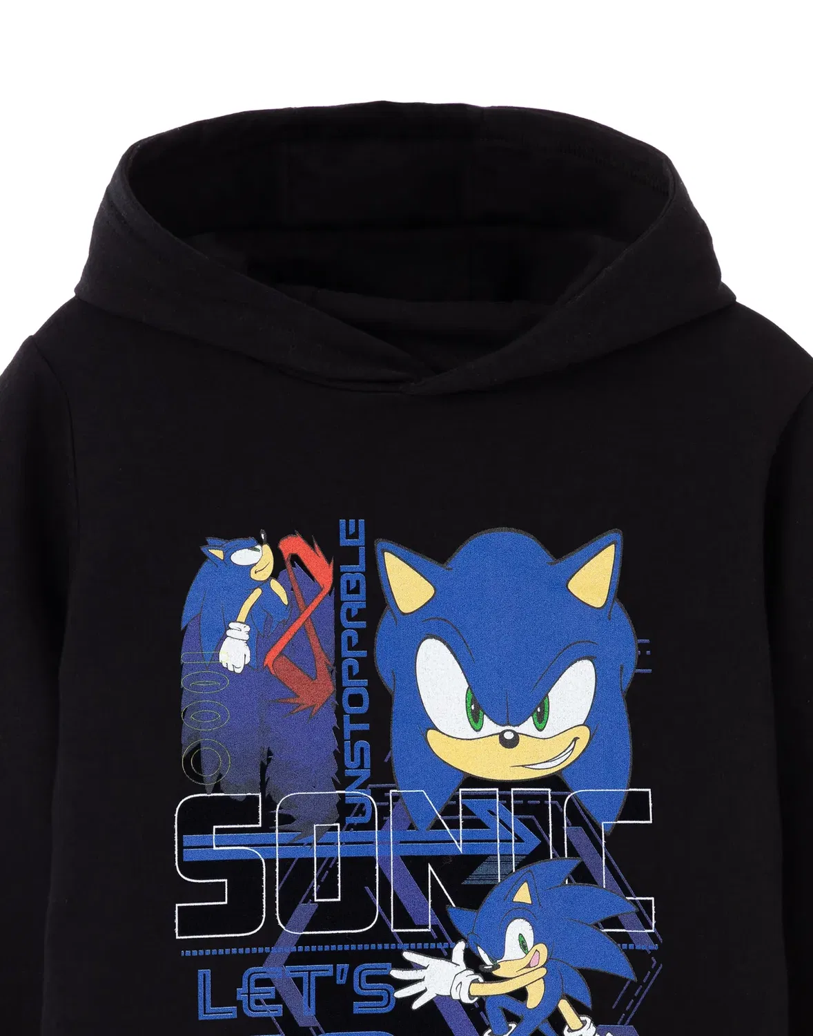 Детское худи для мальчиков Sonic The Hedgehog, Black — фото 3