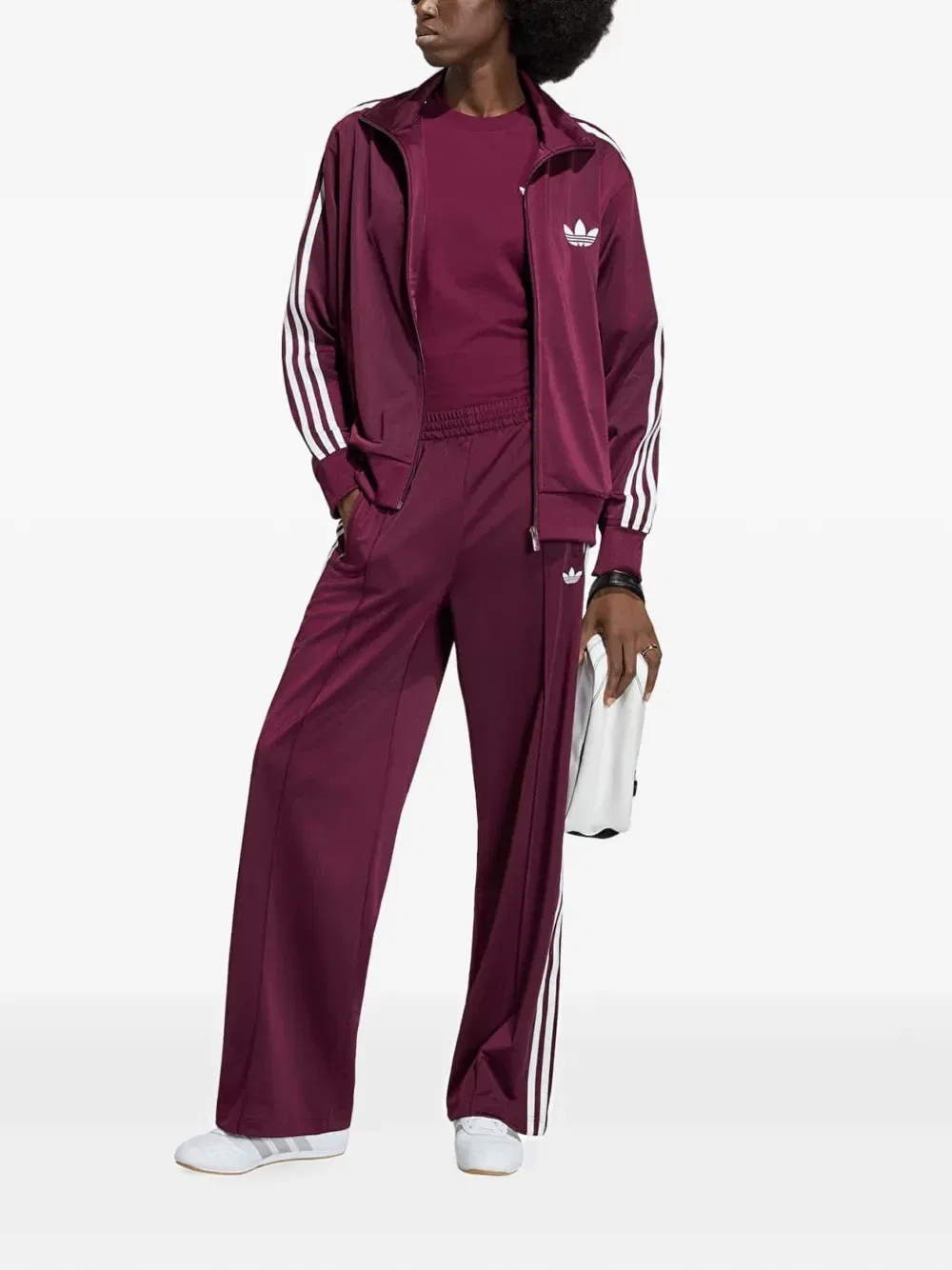 Толстовка Firebird с вышитым логотипом Adidas, красный — фото 2