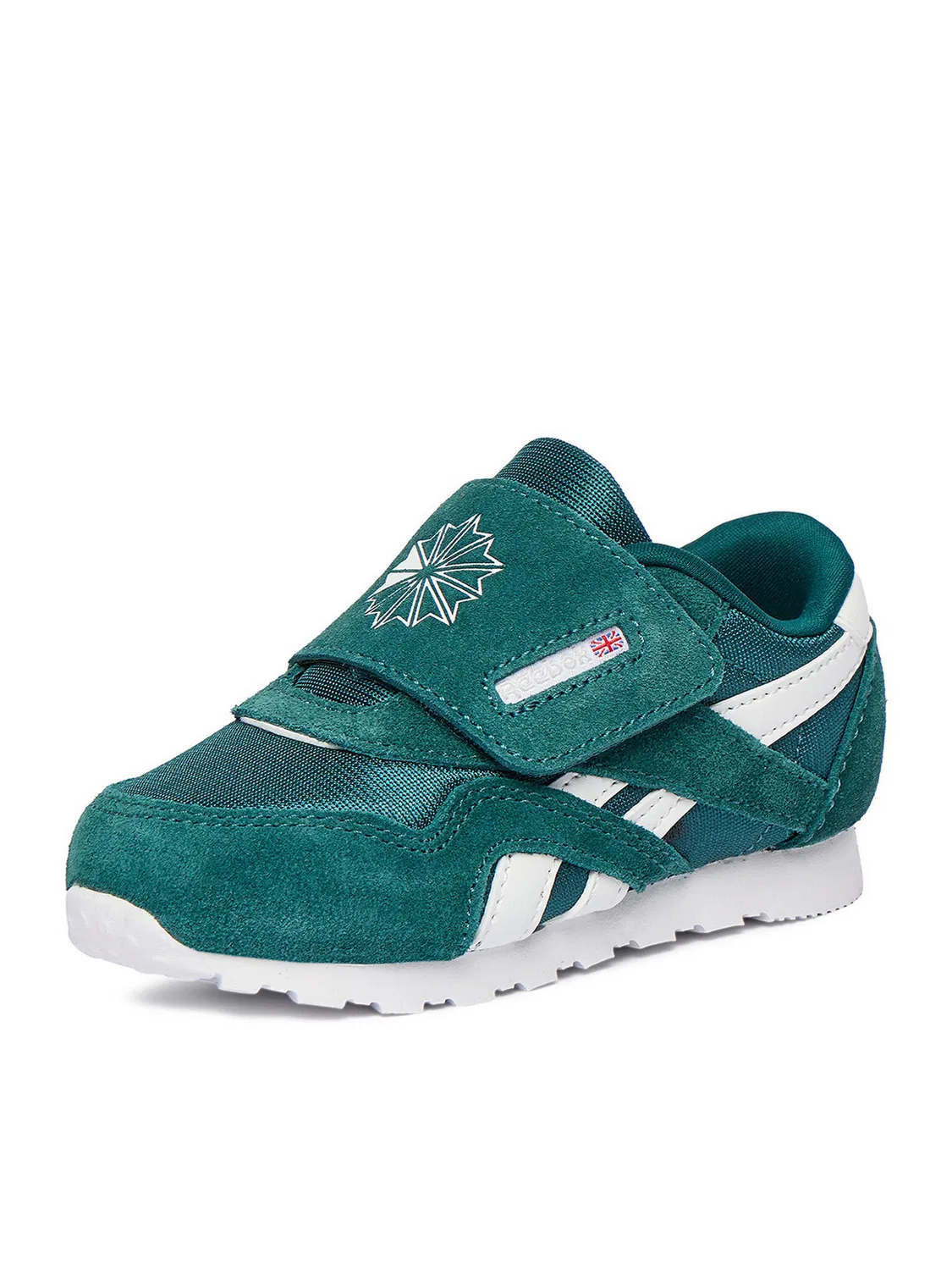 Кроссовки для мальчика NYLON Reebok, зеленый — фото 3
