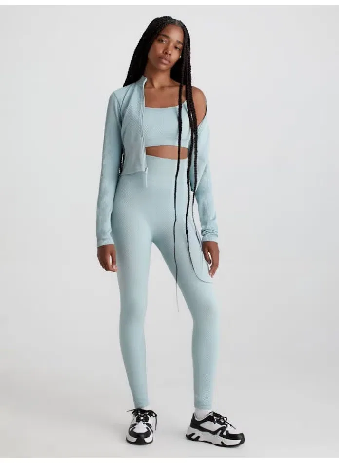 Леггинсы бесшовные Calvin Klein, голубой