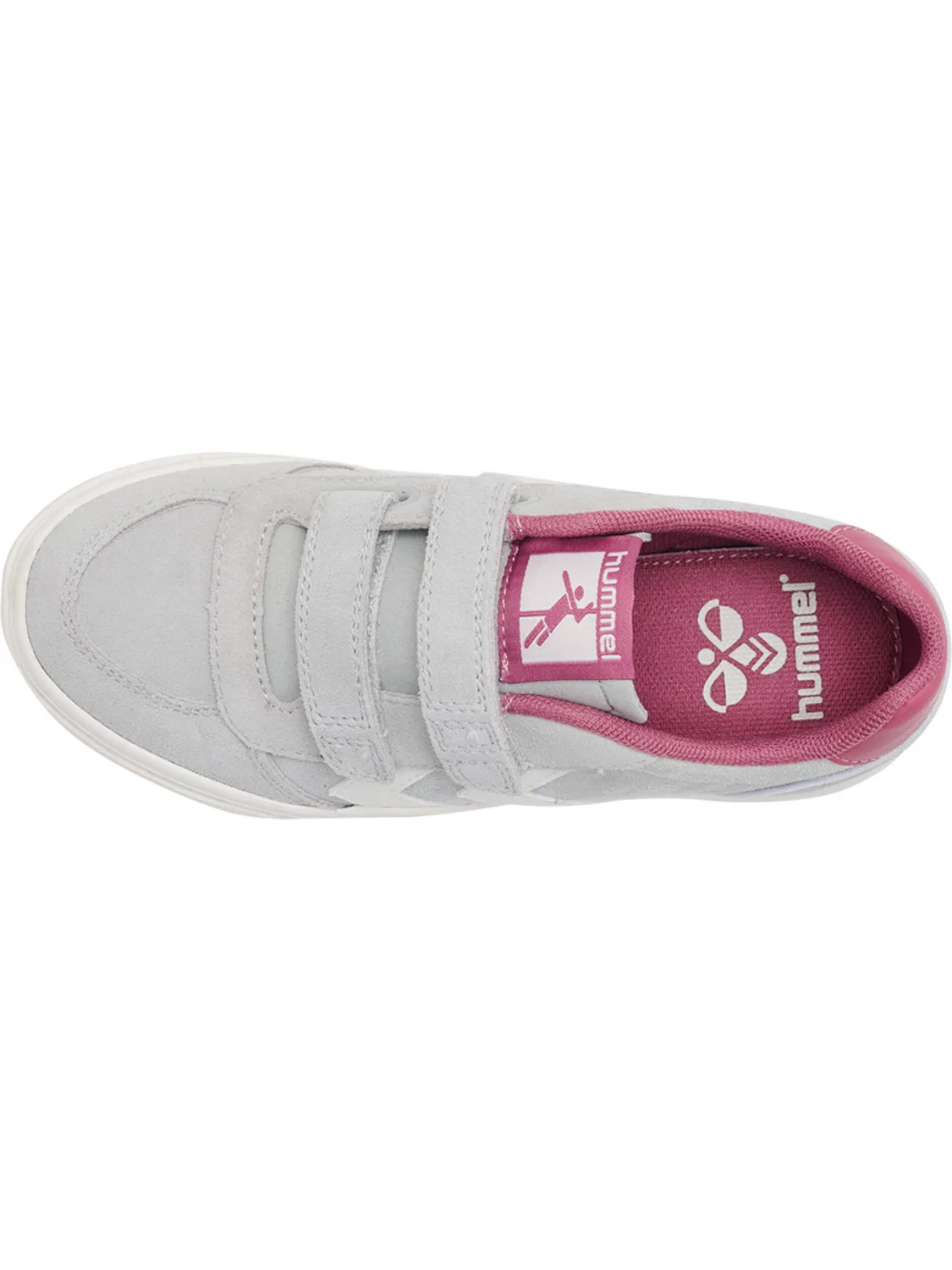 Детские кроссовки с замшевым верхом Stadil 3.0 Hummel, Mondgrau Rosa — фото 4