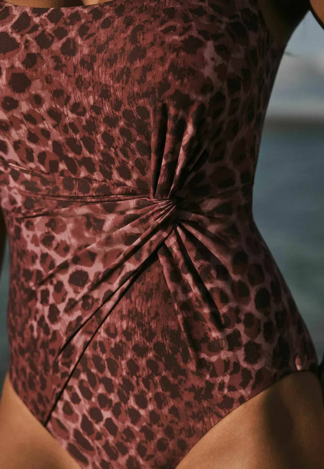 Купальник - купальник Next, Berry Black Leopard — фото 3