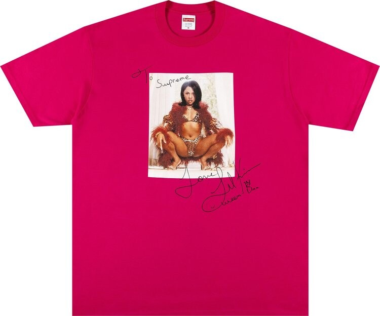 

Футболка Supreme Lil Kim Tee 'Pink', розовый