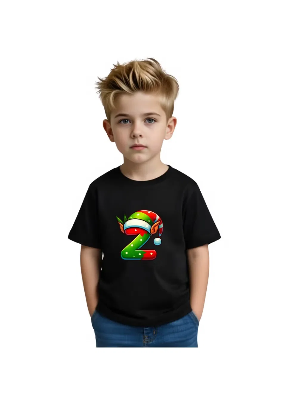 Футболка с принтом алфавита для мальчиков Printshop4Me, зеленый