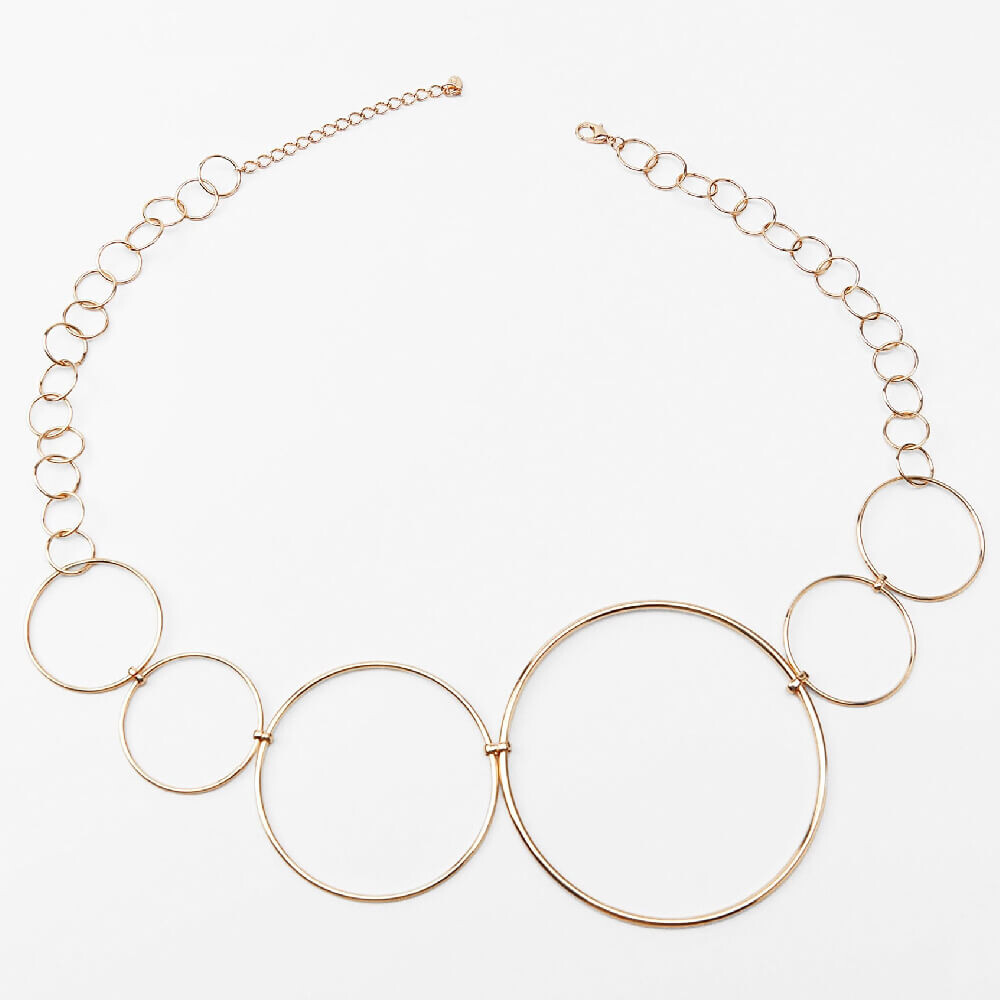 

Пояс Zara XL Circle, золотой