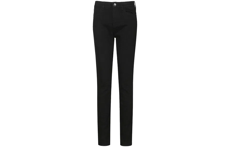 Женские джинсы с зауженным кроем EMPORIO ARMANI, Черный