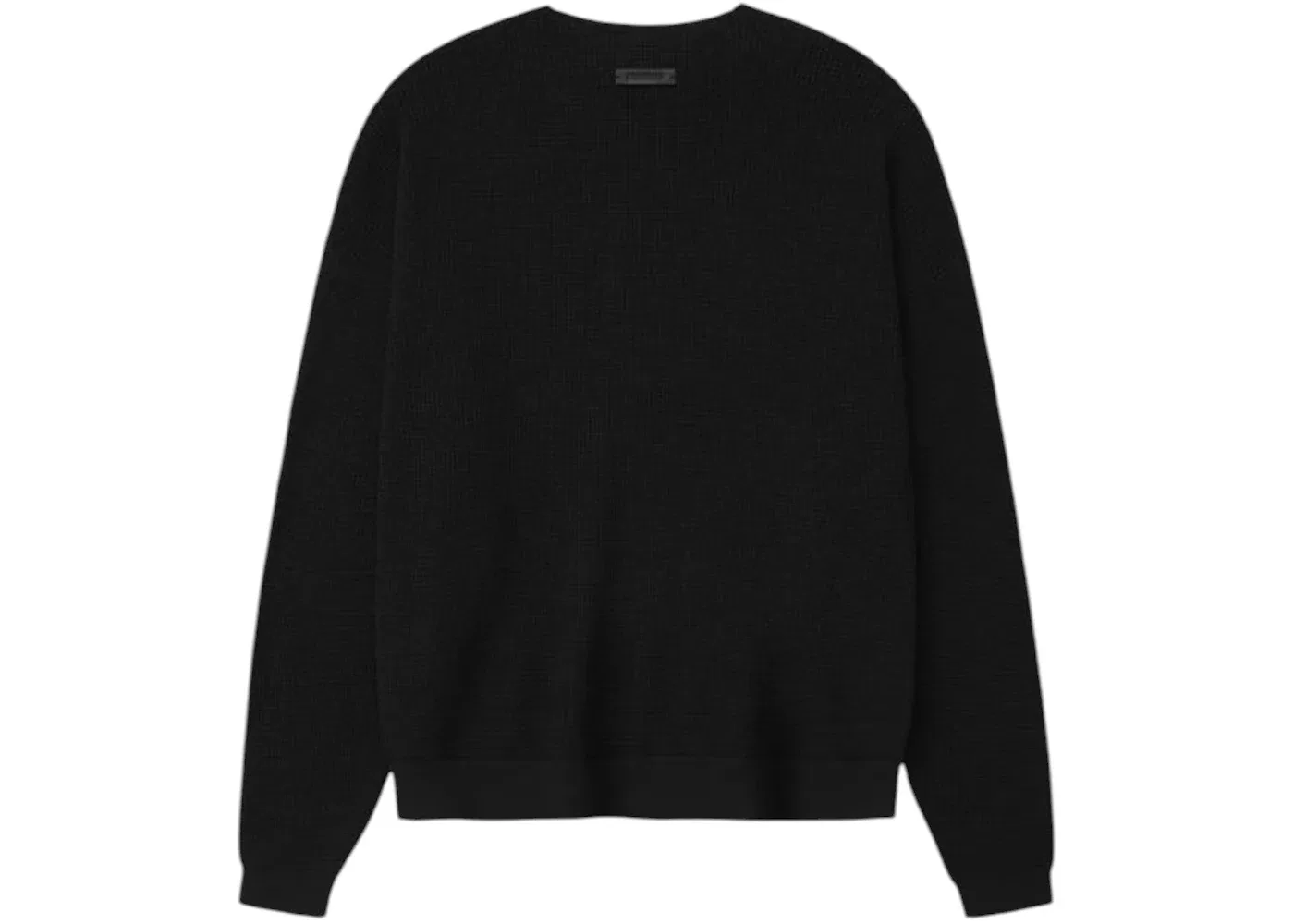 Мужской свитер с воротником-гольф из вафли Vintage Black Fear of God — фото 2