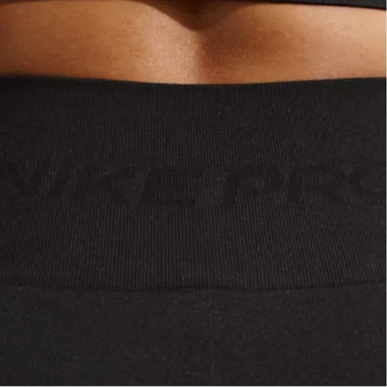 Женские леггинсы Pro Seamless High-Waisted 7 8 Leggings 'Black' Nike, черный — фото 2