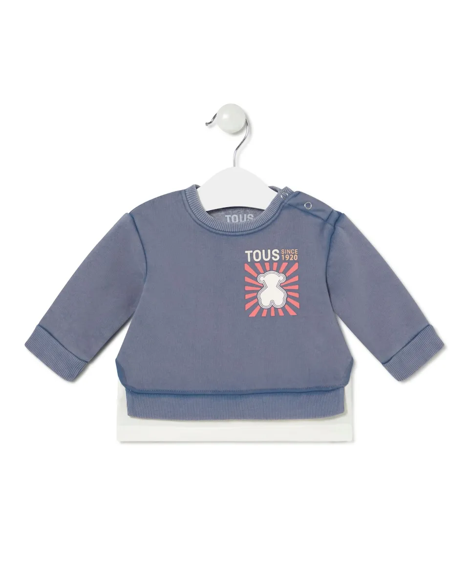 

Детская хлопковая толстовка TOUS с 1920 года Tous, синий