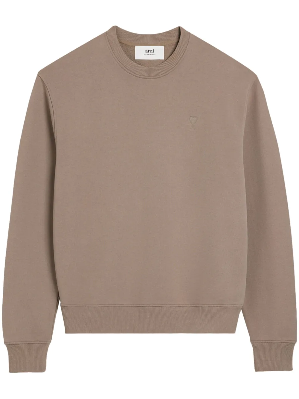 

Толстовка с монограммой Ami de Coeur Ami Paris, коричневый