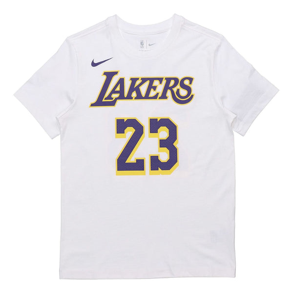 

Футболка men's nba los angeles lakers james no.23 basketball sports white Nike, белый